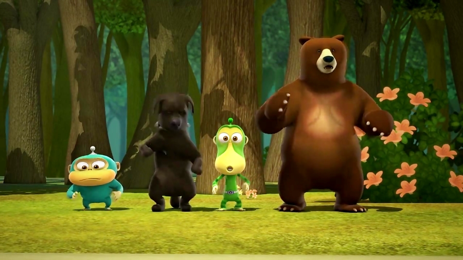 انیمیشن میمون های بیگانه Alien Monkes - قسمت 35